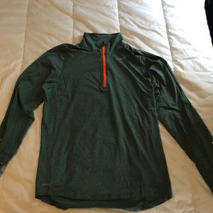 Nike 1/4 zip dri fit running long sleeve